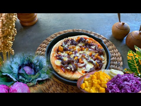 Lezatnya pizza kol ungu tanpa oven | menanam jagung manis