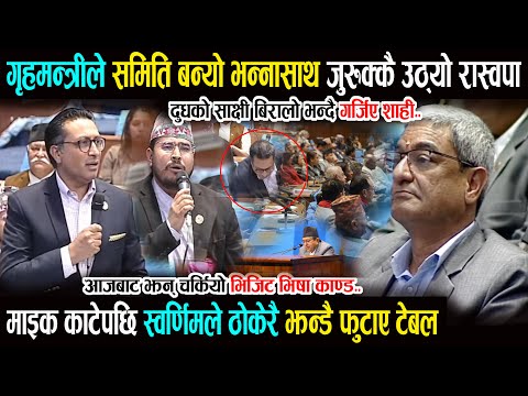 गोजीबाट समिति बनाएको भन्दै गृहमन्त्रीलाई रास्वपा र राप्रपाको काउन्टर | Swarnim Wagle | Gyanendra