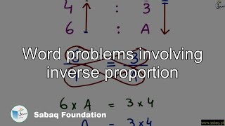 Word problems involving inverse proportion