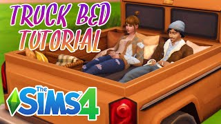 Basegame FUNCTIONAL Truck Bed Tutorial in The Sims 4! (NOCC, Console Friendly!)