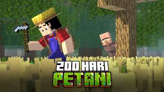 200 Hari Petani di Minecraft