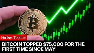 YouTube video thumbnail: Bitcoin Topped $75,000 For The First Time Since May