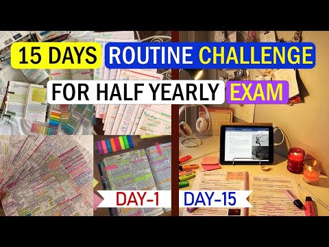 Hack Your Exams to Score Highest Marks in Just 15 DAYS🔥| A CHALLENGE,Routine and Study Hacks