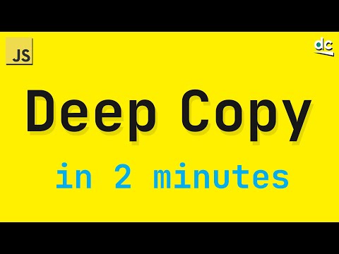 The Best Way to Deep Copy Objects in JavaScript  - Structured Clone in 2 Minutes