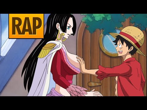 LUFFY e BOA HANCOCK NAMORANDO! Rap Luffy x Hancock!