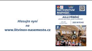 2. Aula příběhů -prostor pro čtení, psaní a setkávání -Základní škola a mateřská škola Litvínov-Hamr