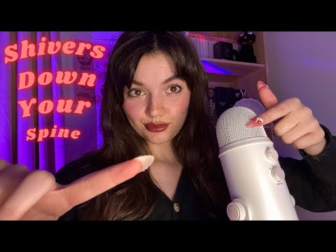 ASMR | Giving You The Shiveries (Bare, Foam + Fluffy Mic) With Mouth Sounds + Hand Movements