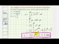 Arc Length of a Curve Using Parametric Equations