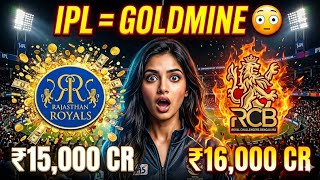 IPL = Paisa Machine 💰 | RR ₹15,000 Cr, RCB ₹16,000 Cr Shock!