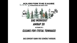 Kilos For the Cause Weihnachtssause und Charity Event