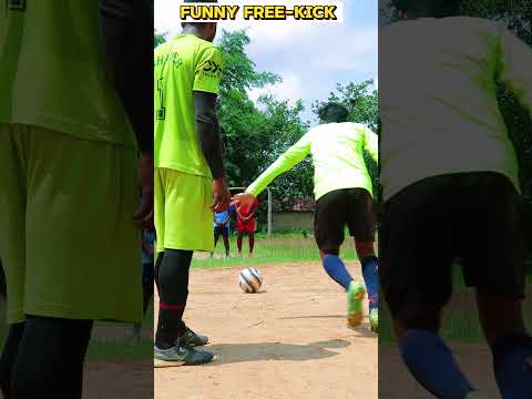 Funny Free-kick 🥵🥵 #football #unluckyboy #shorts #soccer #trending