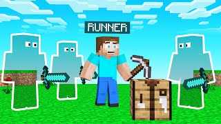 INVISIBLE HUNTERS Vs SPEEDRUNNER In Minecraft!