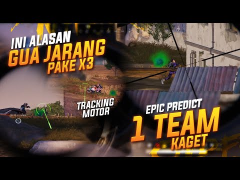 INI ALASAN GUA JARANG PAKE X3 !! EPIC PREDICT KNOCK IN ORANG 1 TEAM KAGET !! #pubg