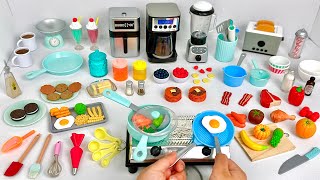 Unboxing Miniature Plastic Full Kitchen Set Collection | Toy Cooking Game | Kitchen Set Toy | Review