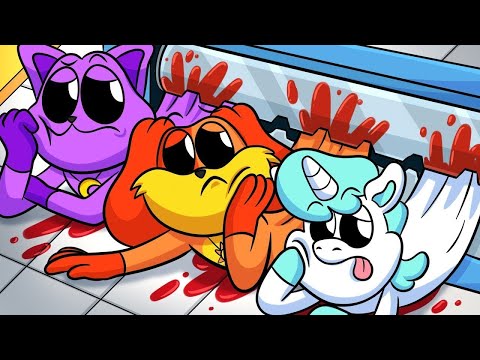 الحياة اليومية المرعبة للمخلوقات المبتسمة !! 😨 كرتون بوبي بلاي تايم 3 | Poppy Playtime Chapter 3