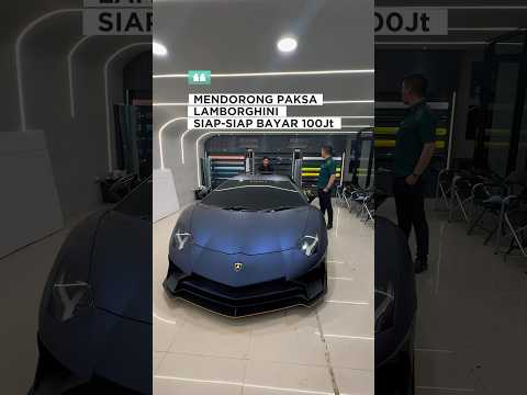 MENDORONG LAMBORGHINI AVENTADOR