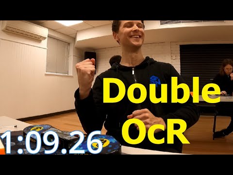 6x6 - Single: 1:09.26, Average 1:16.08 (OcR)
