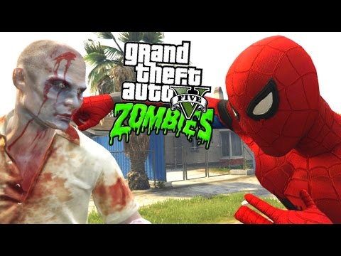 Spiderman y el Inicio del APOCALIPSIS! (GTA 5 ZOMBIES - EP1 T1) Lechu