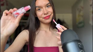 ASMR lipgloss application 💄♥️ (MOUTH SOUNDS)