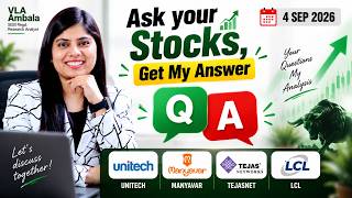 Holding a Stock? Ask Me LIVE! 🔥 Buy, Hold or Exit? | Stock Q&A with VLA Ambala