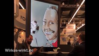 iPad Karikaturen von Wirkus wirkt - digital artist