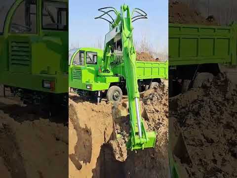 driver excavator is king#ๅ
ญdrive with the car to dig#Construction machinery E-516