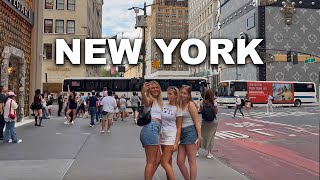 NYC Walking Tour 4K | What Tourists REALLY See in NYC Times Square & Midtown Manhattan