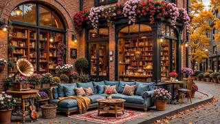 Happy Morning Jazz at Street Coffee Shop Ambience ~ Soft Bossa Nova Jazz Music for Relaxing