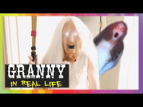 GRANNY Horror Game IN REAL LIFE! GRANNY vs Slendrina | Screen Team