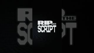 Nobody ever dreams of doing what they're told. Rip The Script. June 4.