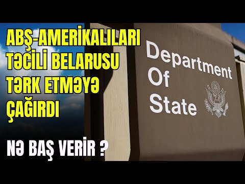 ABŞ- amerikalıları TƏCİLİ Belarusu tərk etməyə çağırdı.NƏ BAŞ VERİR ?  - LAF TV