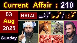 210_Current Affair : 🔥 Donkey Meat Scandal ? ❤️ Reply to Sahil Adeem حفظہ اللہ  🔥 Engr. Muhammad Ali