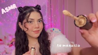 ASMR te maquillo COQUETTE🩰 (mouth sounds) | Dámaris ASMR♡