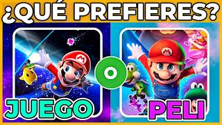 🔁 ¿QUÉ PREFIERES? | SUPER MARIO 🏰🍄 | ¡Decide con Mike y Zaac! | 🐵#monoquiz