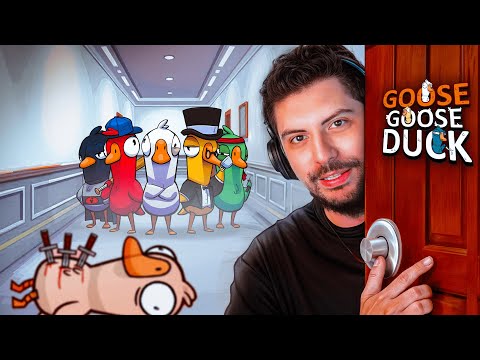 SUİKASTÇI OLUP TÜM KASABAYI ÖLDÜRDÜM! | Goose Goose Duck