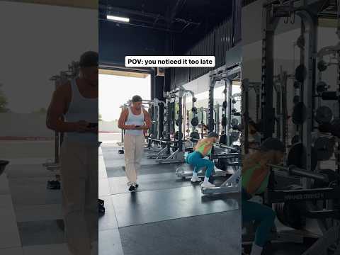 When the booty gets distracting… #gymhumor #gymcouple #fitness #fitgirl #fitnesscouple #couplegoals