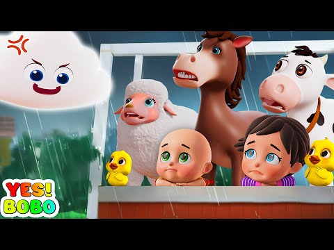 Rain Rain Come Again ! ☔| ⛈ rain rain go away come again another day song | Nursery rhymes kids song