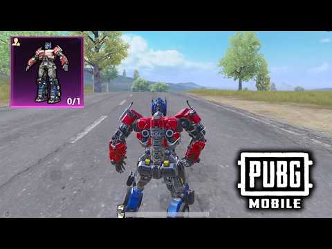 3.9 UPDATE - TRANSFORMERS COLLAB SKINS! - PUBG MOBILE