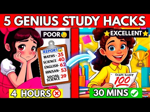 Study Smarter, Not Harder: 5 Brilliant Study Hacks You’ve Never Heard Of (Score Full Marks!) 💯🧠