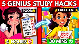Study Smarter, Not Harder: 5 Brilliant Study Hacks You’ve Never Heard Of (Score Full Marks!) 💯🧠