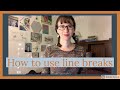 Understanding Poetry: Line Breaks and Enjambment