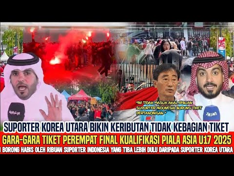 "INI SANGAT MUSTAHIL" REAKSI PELATIH KOREA UTARA SETELAH MELIHAT SUPORTER INDONESIA BORONG TIKET