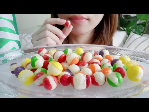 【咀嚼音】海外で話題のフリーズドライしたスキットルズが美味しすぎた【ASMR/EATINGSOUNDS】