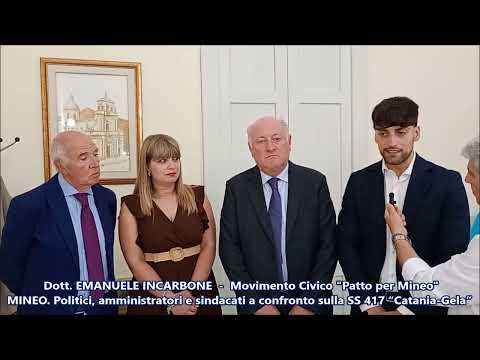 (Interviste) MINEO. Politici, amministratori e sindacati sulla SS. 417 “Catania-Gela” 15.09.2025