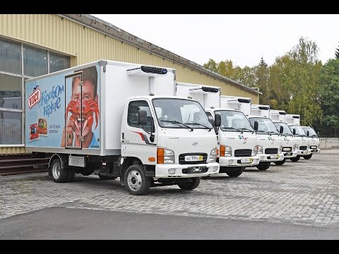 Hyundai HD 35 фургон- рефрижератор с боковой дверью и мультитемпературной перегородкой