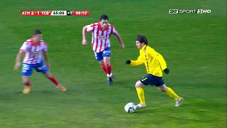 Lionel Messi vs Atletico Madrid (Away) 2009-10 English Commentary HD 1080i50