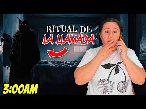 HICE EL RITUAL DE LA *LLAMADA MALDITA* ALGUIEN ESTA EN MI RECÁMARA😱 terrorifico