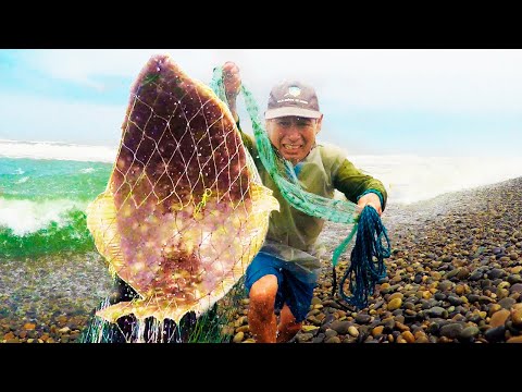 Con HABILIDAD y Gran SUERTE el Pescador atrapa en su Red el PEZ Más ATESORADO del Mar