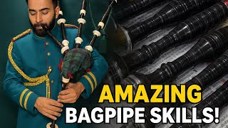 Amazing Bagpiper Making Skill