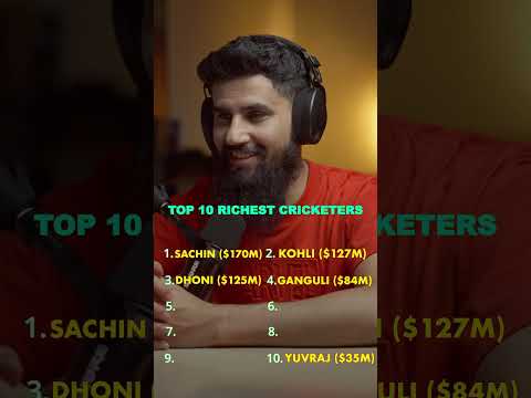 TOP 10 RICHEST CRICKETERS